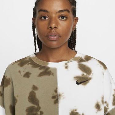 Суитчър Nike Oversized Fleece Tie-Dye Crew Sweatshirt Многоцветен | DM6357-351, 2