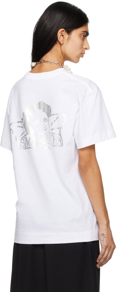 Тениска Simone Rocha Simone Rocha Angel Baby Print T-Shirt Бяло | 5195P16A18-W 0569, 2