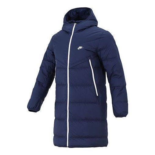 Парка Nike Mid-Length Sports Hooded Down Jacket Тъмно синьо | DD6789-410