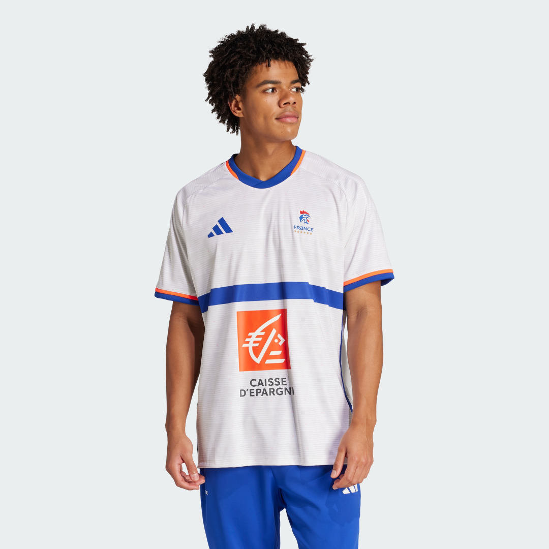 Фланелка adidas Performance France Handball Replica Jersey Бяло | JP4334, 0