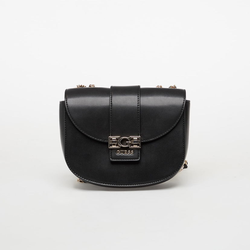 Чанта през рамо GUESS Jane Convertible Xbody Flap Bag Черно | HWVG9891210-BLA