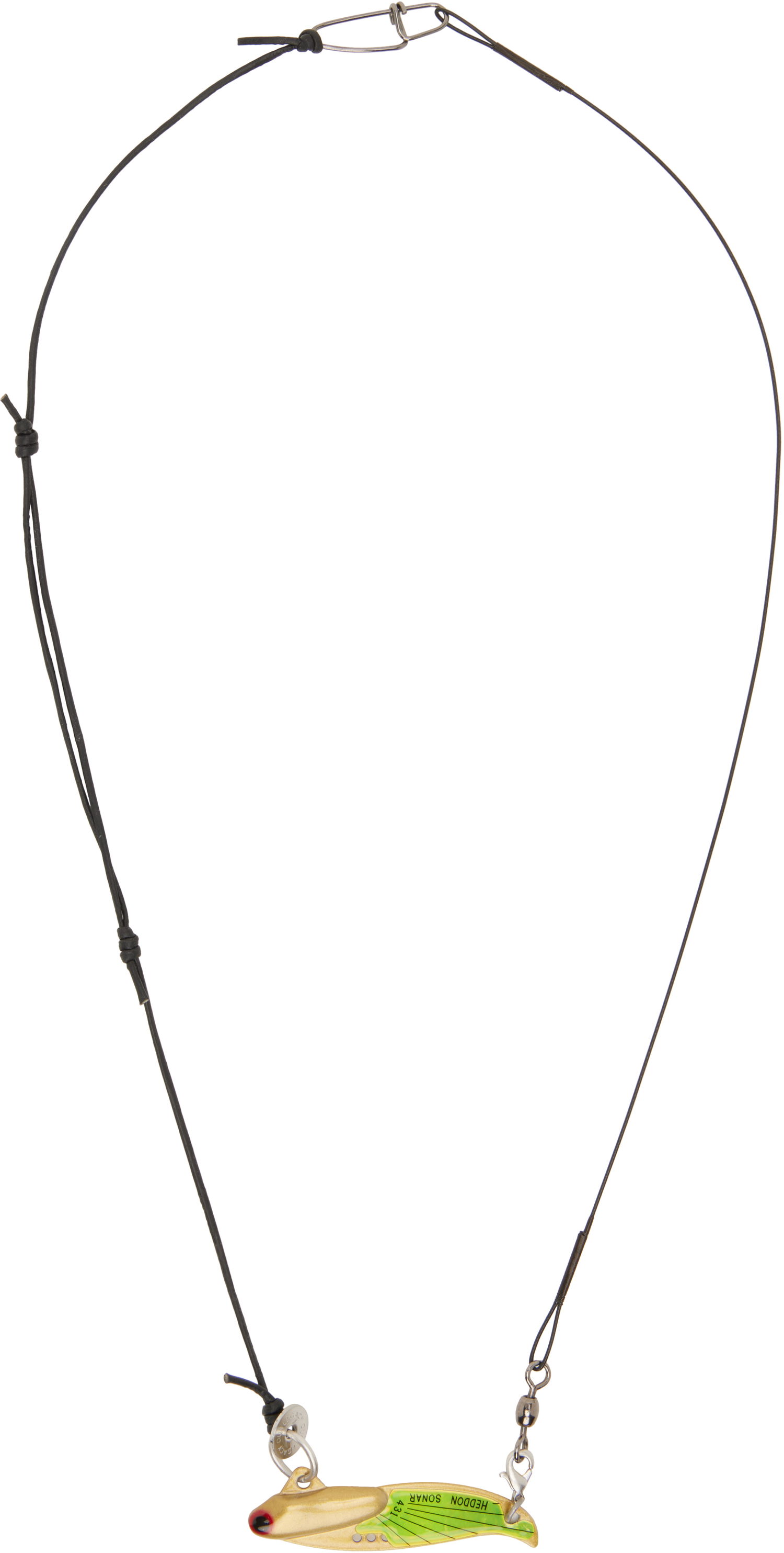 Колие OUR LEGACY Our Legacy Tadpole Fishing Lure Pendant Necklace Жълто | A2258TSO, 0