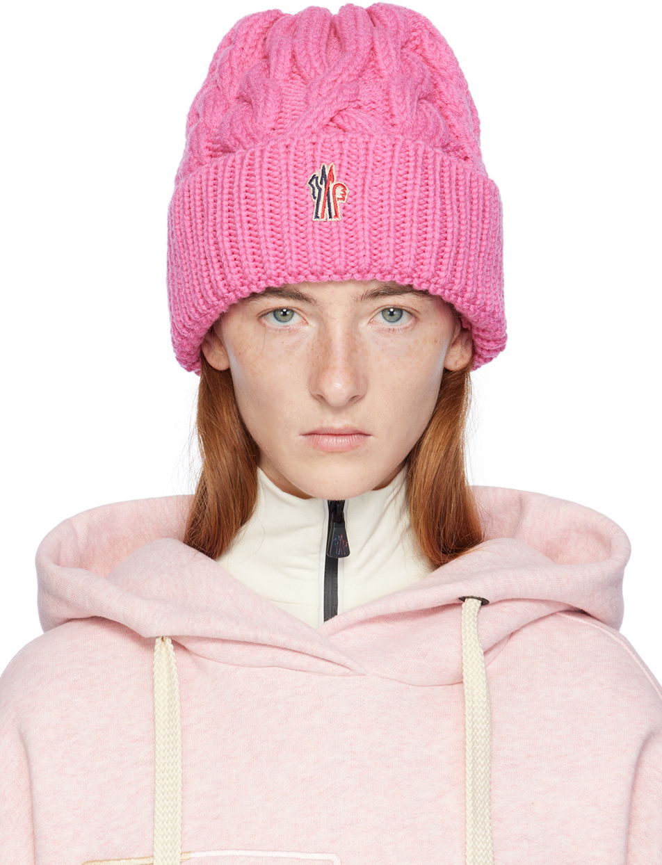 Шапка Moncler Grenoble Rolled Beanie Розово | I20983B00014M1172, 0
