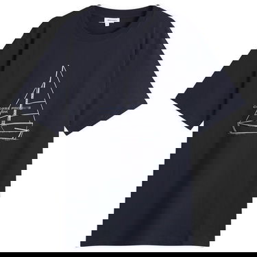Тениска NORSE PROJECTS Norse Projects Holger Boat Print T-Shirt, Size Large Тъмно синьо | N01-0677-7004, 0