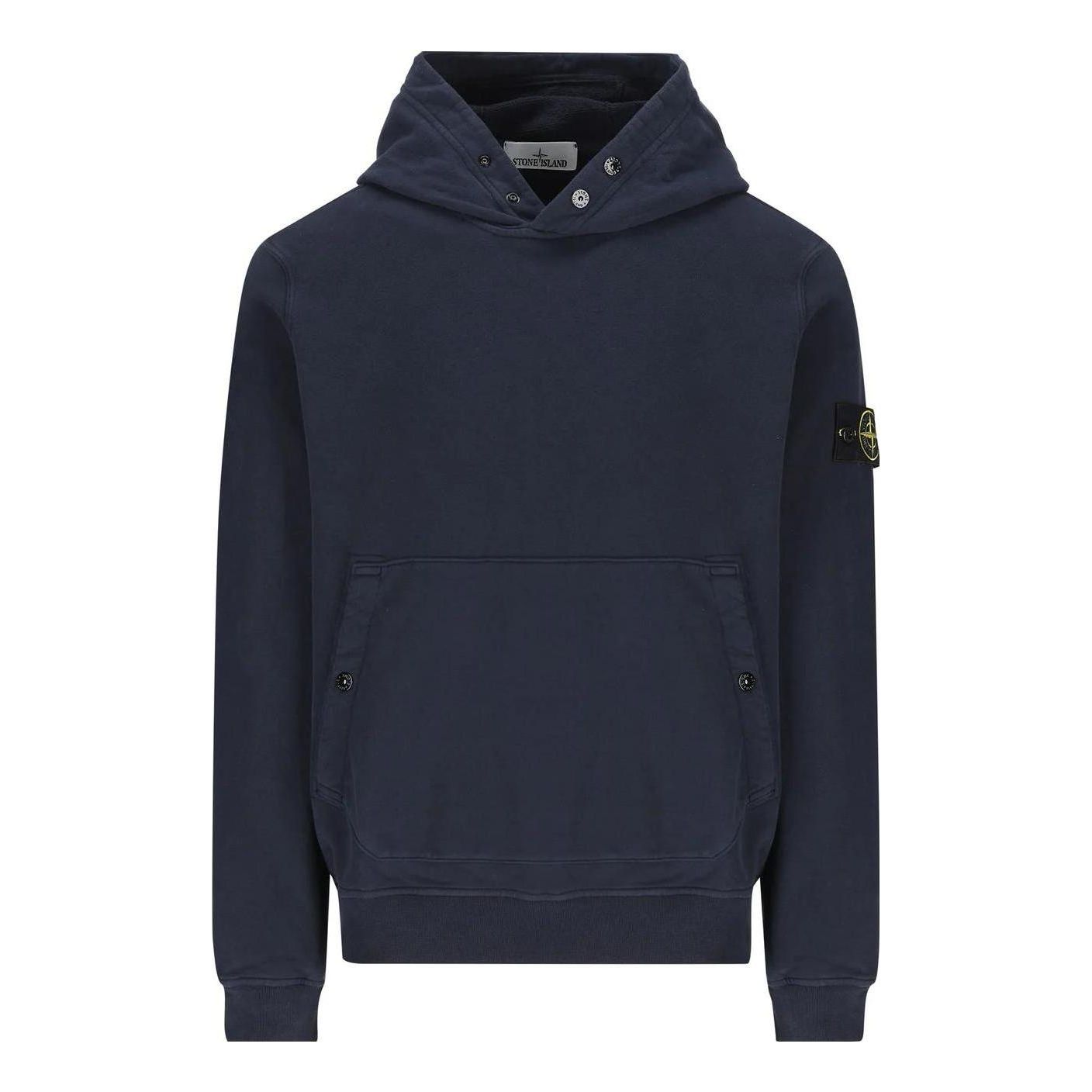 Суитчър Stone Island Cotton Hoodie Синьо | 791561720-V0020, 0