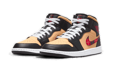 Кецове и обувки Jordan Air 1 Mid “Tartan Swoosh” Бежово | DZ5329-001, 4