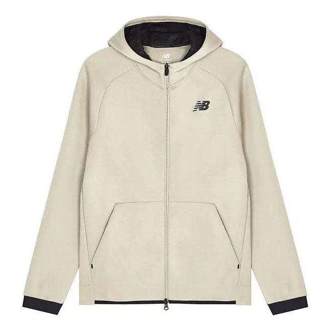 Суитчър New Balance Sportswear Tech Fleece Windrunner Jacket Бежово | AMJ21178-AL, 0