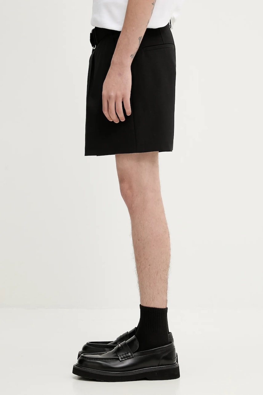 Къси панталони Nanushka Nanushka Ollie Wool Blend Shorts Черно | NM25SSST12699, 1