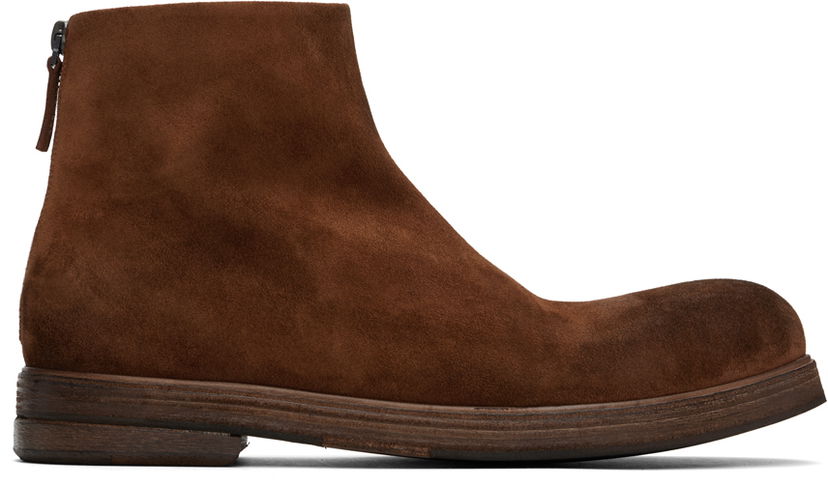 Облекло Marsèll Marsèll Zeppa Suede Boots Кафяво | MM4480 141454