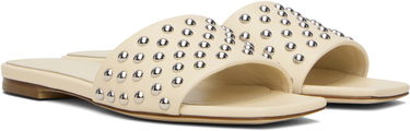 Аксесоари Aeyde Aeyde Anna Studded Leather Sandals Бежово | A11-FS-BRNS08FL185-SS25-100-007, 3
