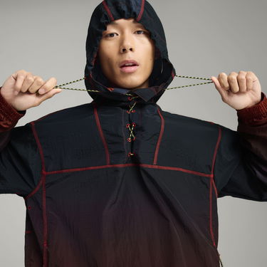 Ветровка Puma Lightweight PUMA x ARIES Hooded Jacket Червено | 629493_52, 4