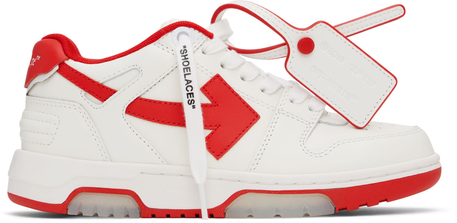 Кецове и обувки Off-White Out Of Office Calf Leather Sneakers Бяло | OWIA259F24LEA0020125, 0