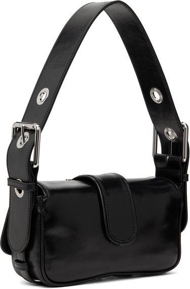 Чанта през рамо BY FAR BY FAR Eloise Leather Shoulder Bag Черно | MWBSB015CL034BK001PL, 2