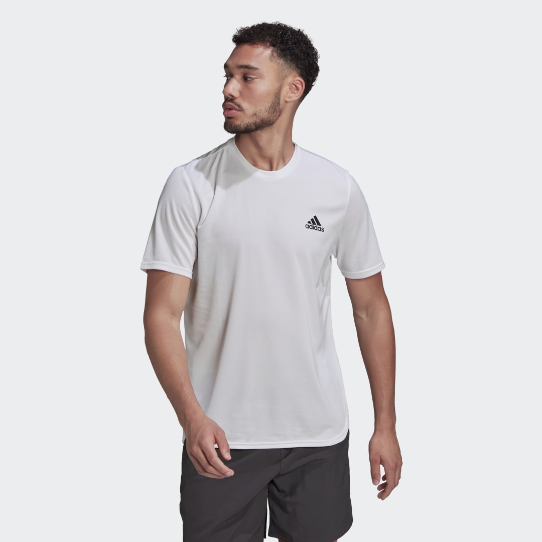 Тениска adidas Originals AEROREADY Designed for Movement Сиво | HF7215, 0
