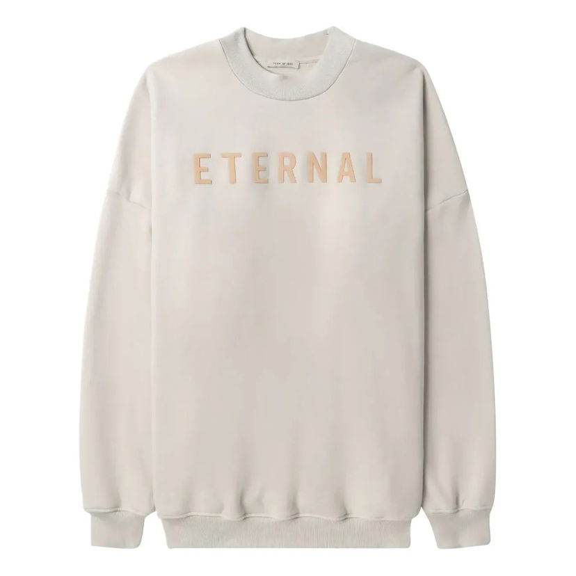 Пуловер Fear of God Fear of God ETERNAL Fleece Crewneck Бежово | FOG-SS23-711
