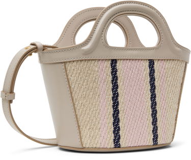 Дамска чанта Marni Marni Tropicalia Micro Tote Bag Кафяво | BMMP0067Q7 P8181, 4