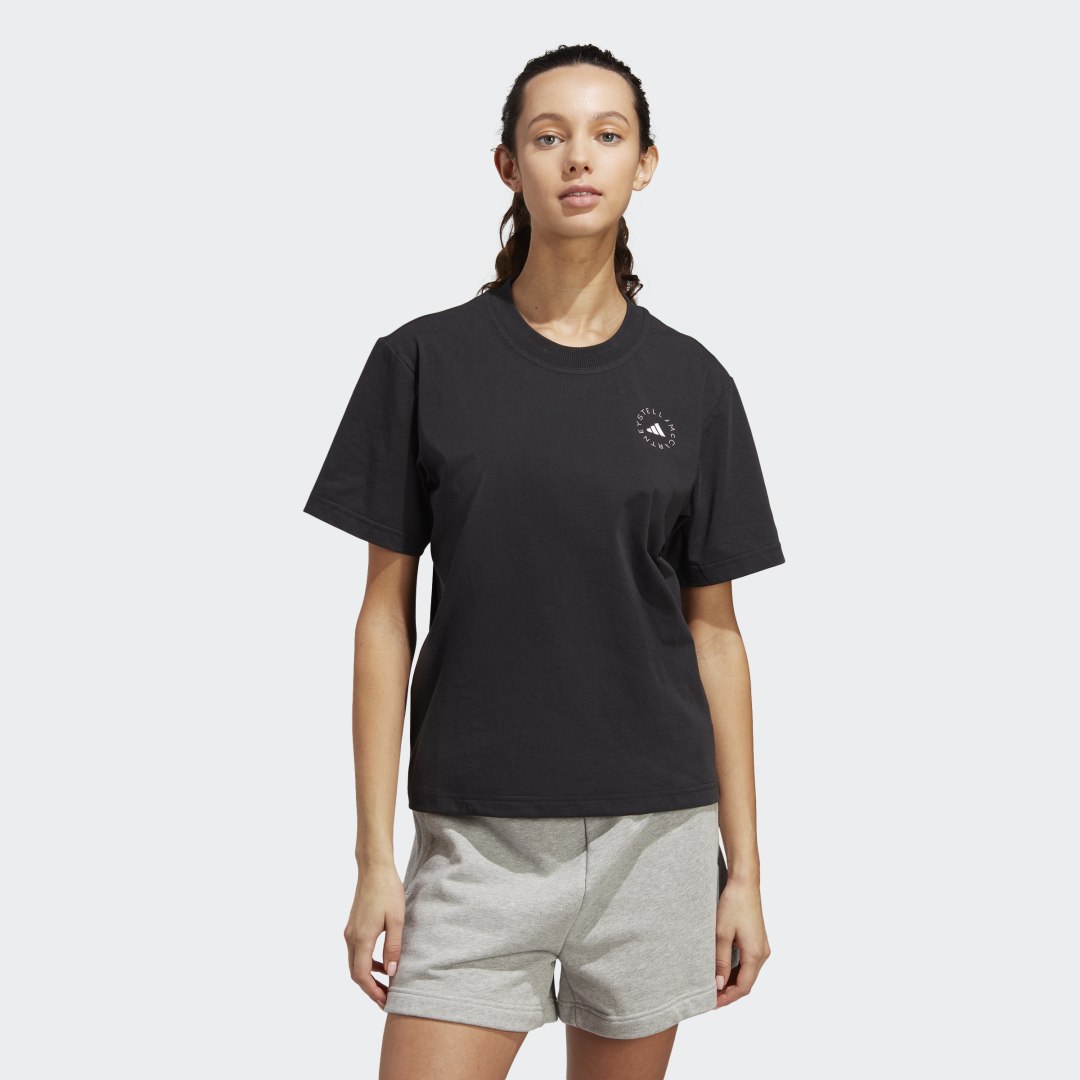 Тениска adidas Originals by Stella McCartney TrueCasuals Regular Sportswear Черно | HR9170, 0