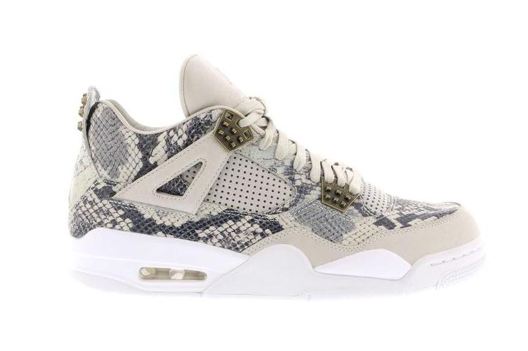 Кецове и обувки Jordan Air Jordan 4 Retro Snakeskin Сиво | 819139-030, 0