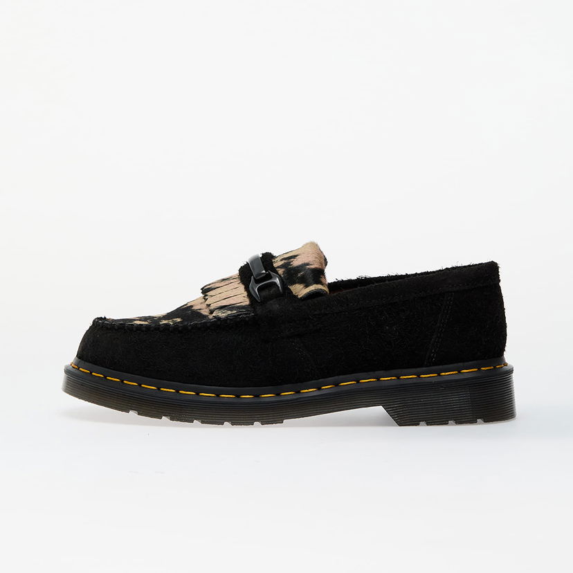 Кецове и обувки Dr. Martens Adrian Black Suede Loafers with Contrast Hair On Черно | DM31895779