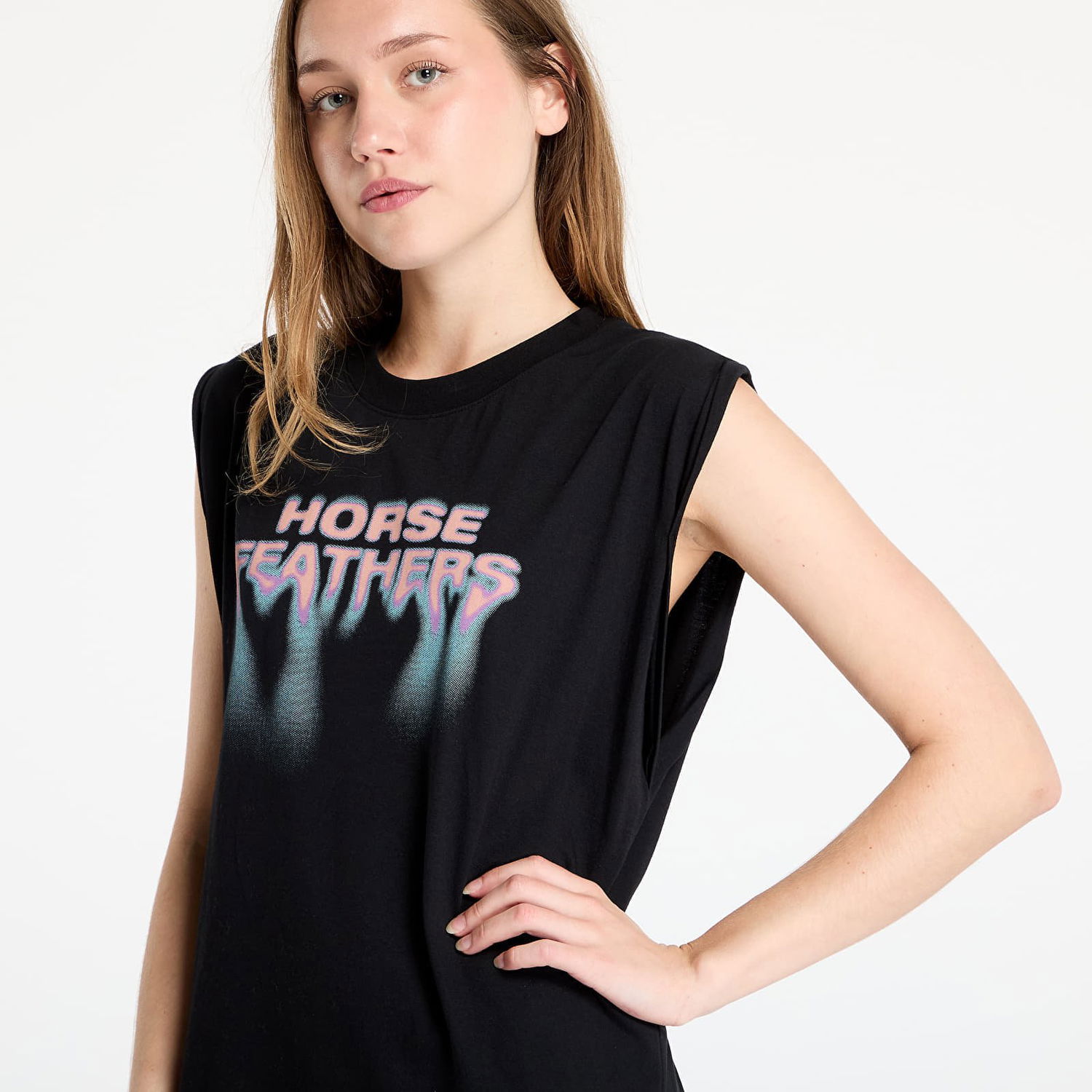 Pокля Horsefeathers Horsefeathers Mary Sleeveless Midi Dress Черно | SW934B, 1
