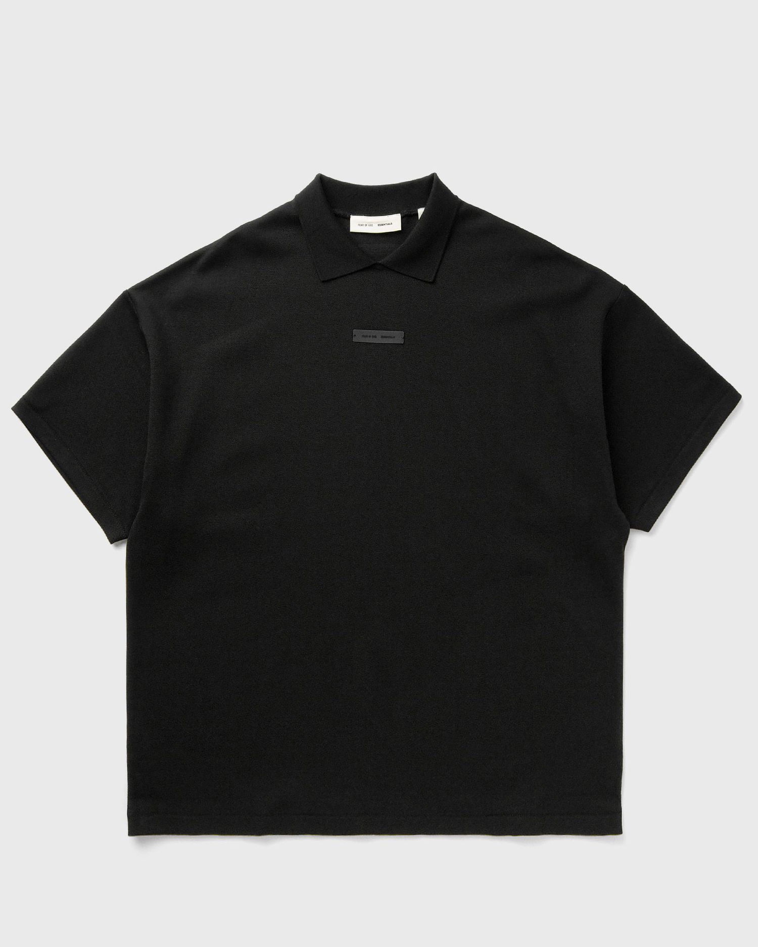 Поло тениска Fear of God 90S Fit Pique Short Sleeve Polo Shirt Черно | 125SP254400F-861, 0