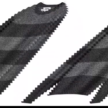 Пуловер YMC Suedehead Stripe Knit Jumper Сиво | P8XMB-02, 1