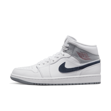 Кецове и обувки Jordan Air Jordan 1 Mid "Paris" Бяло | DR8038-100, 0