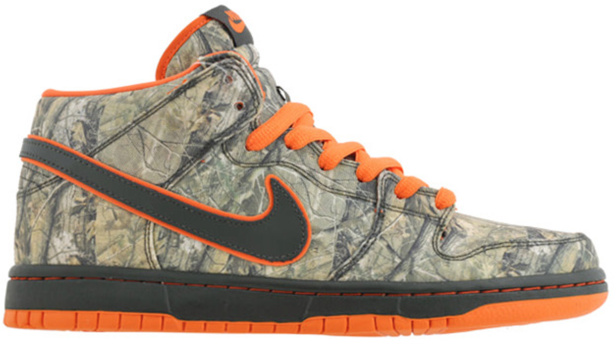 Кецове и обувки Nike SB SB Dunk Mid Real Tree Camo Бежово | 314381-300, 0