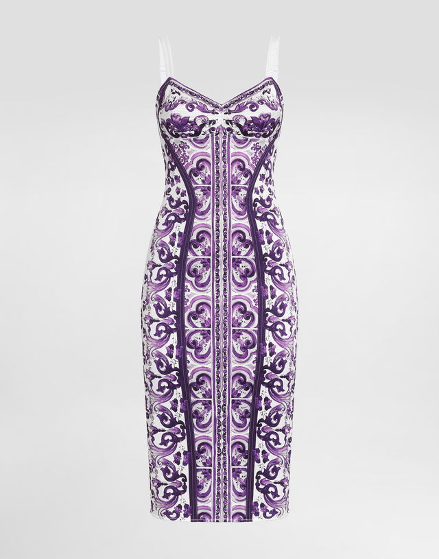 Dolce & Gabbana Majolica-Print Sheath Dress