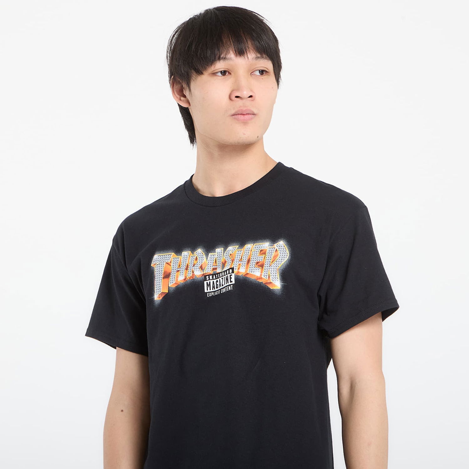 Тениска Thrasher Explicit T-Shirt Черно | 145848, 1