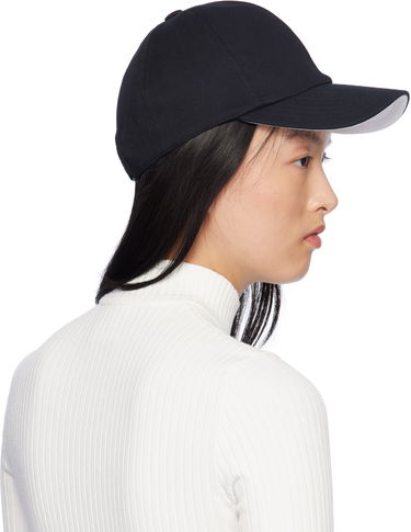 Шапка с козирка Courrèges Courrèges Signature 'AC' Cotton Cap Черно | 125ACT039CO0024, 2