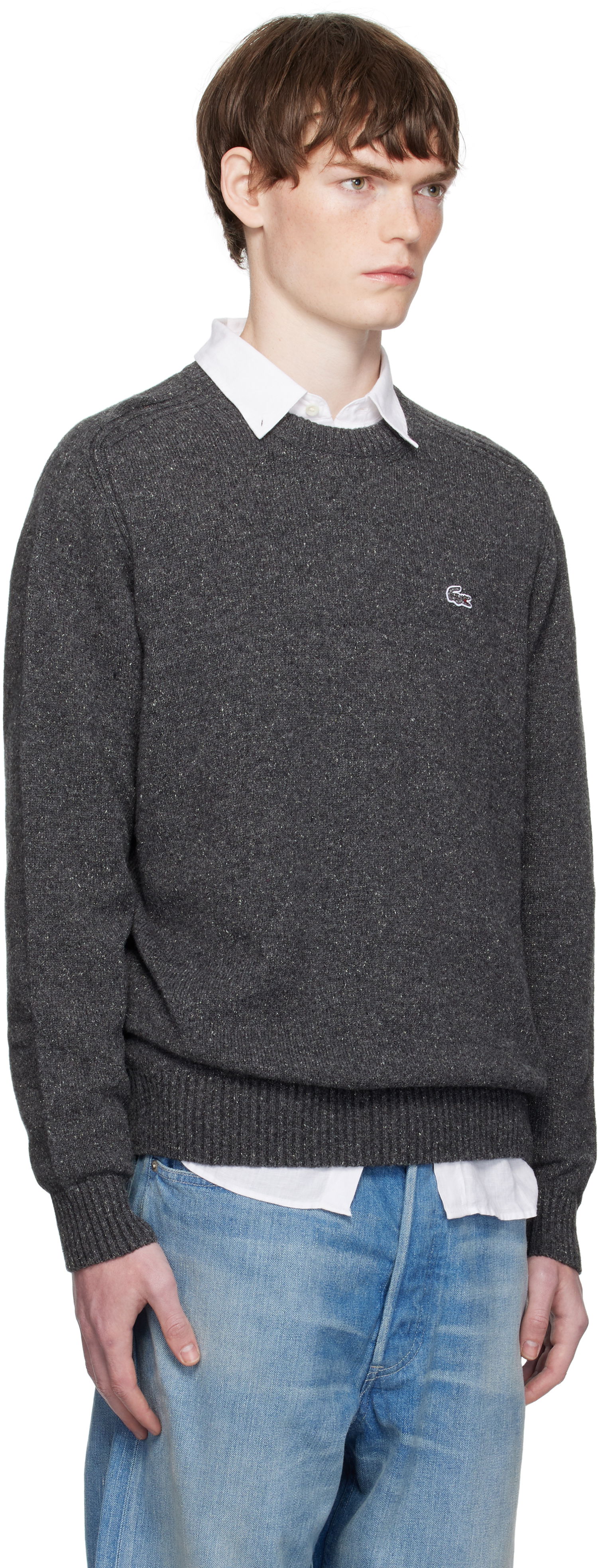 Пуловер Lacoste Lacoste Knit Sweater Сиво | AH5173_I7X, 1