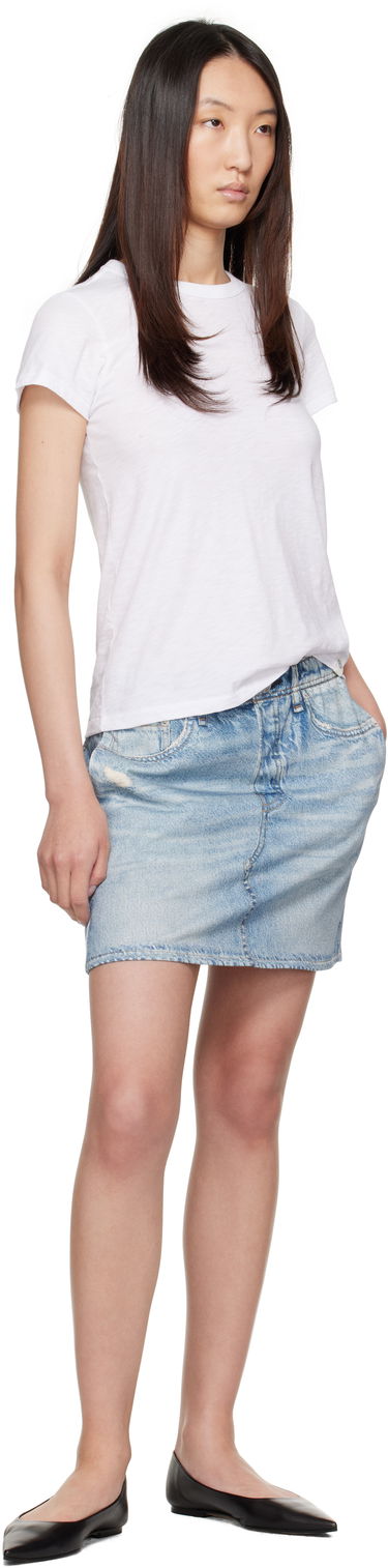 Пола rag & bone rag & bone Miramar Terry Miniskirt Синьо | WCW25PB0048204, 3