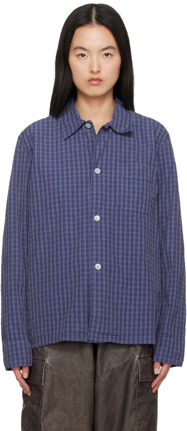 Риза OUR LEGACY Our Legacy Box Check Shirt Лилаво | M2252BK, 0