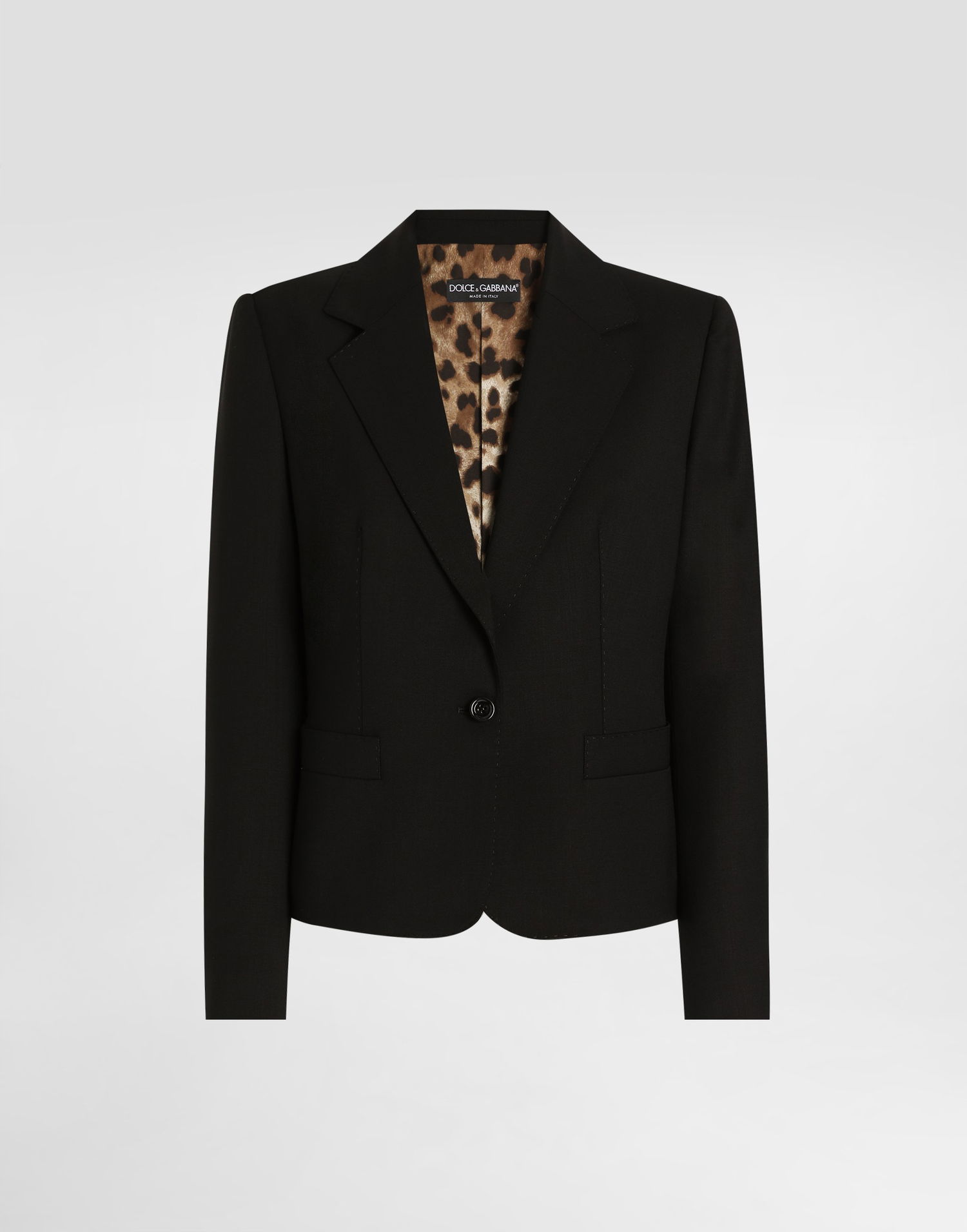 Яке Dolce & Gabbana Dolce & Gabbana Sallia Bi-Stretch Jacket Черно | F29NGTFUBGCN0000, 0