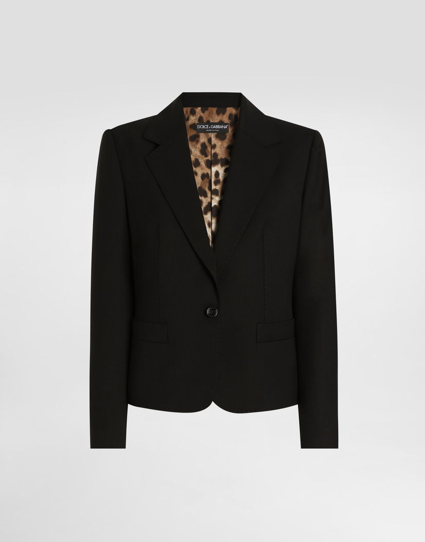 Яке Dolce & Gabbana Dolce & Gabbana Sallia Bi-Stretch Jacket Черно | F29NGTFUBGCN0000