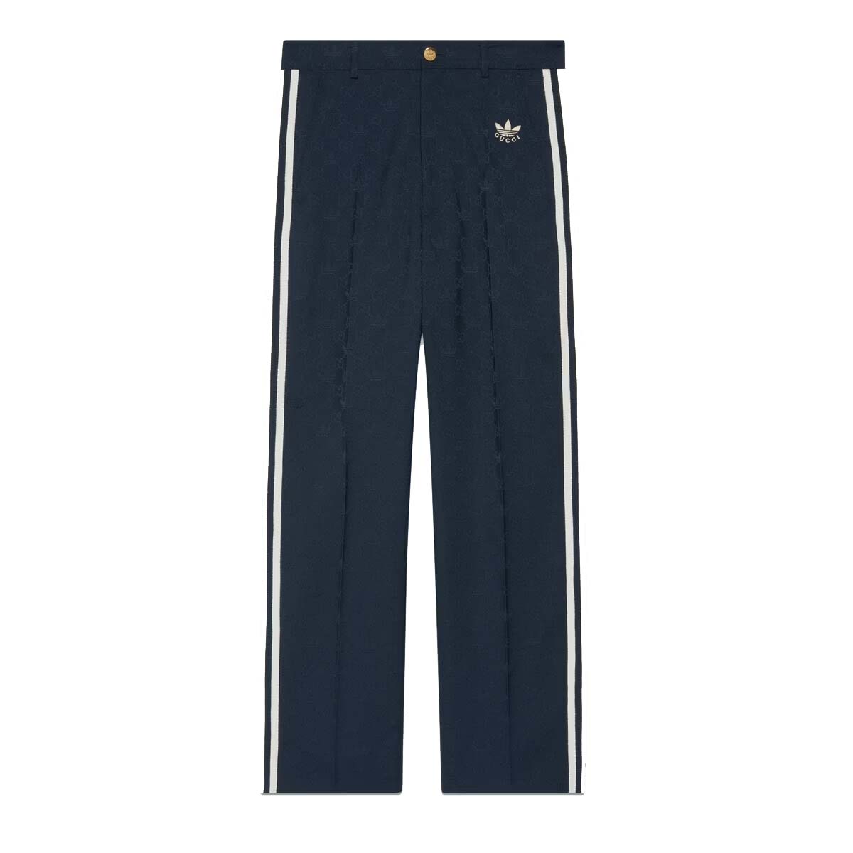 Панталони Gucci adidas x GG Trefoil Jacquard Logo Pant Dark Blue Тъмно синьо | 710399 ZAK7C 4433, 0