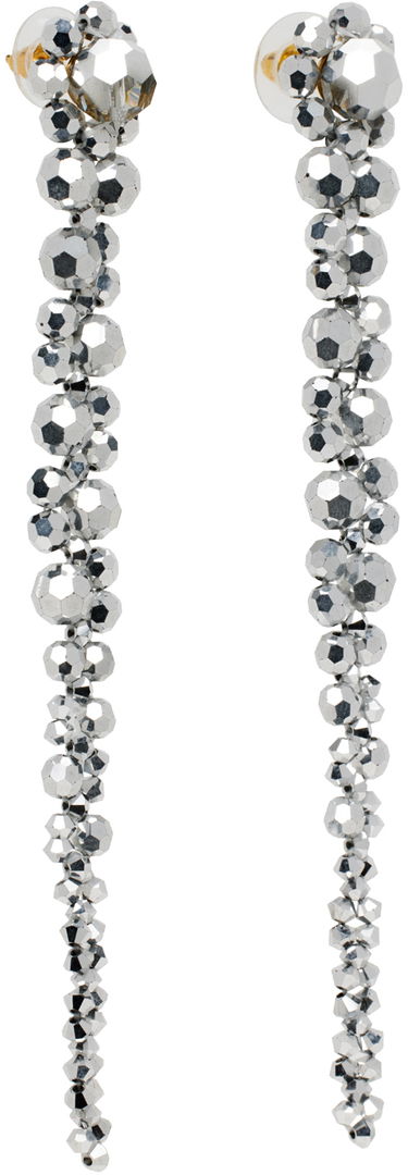Обеци Simone Rocha Simone Rocha Crystal Drip Earrings Металик | ERG12 0903, 1