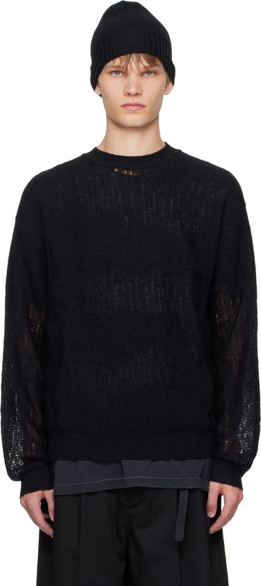 Пуловер Ann Demeulemeester Ann Demeulemeester Kamillo Oversize Sweater Черно | B0013187-KN070-099, 0