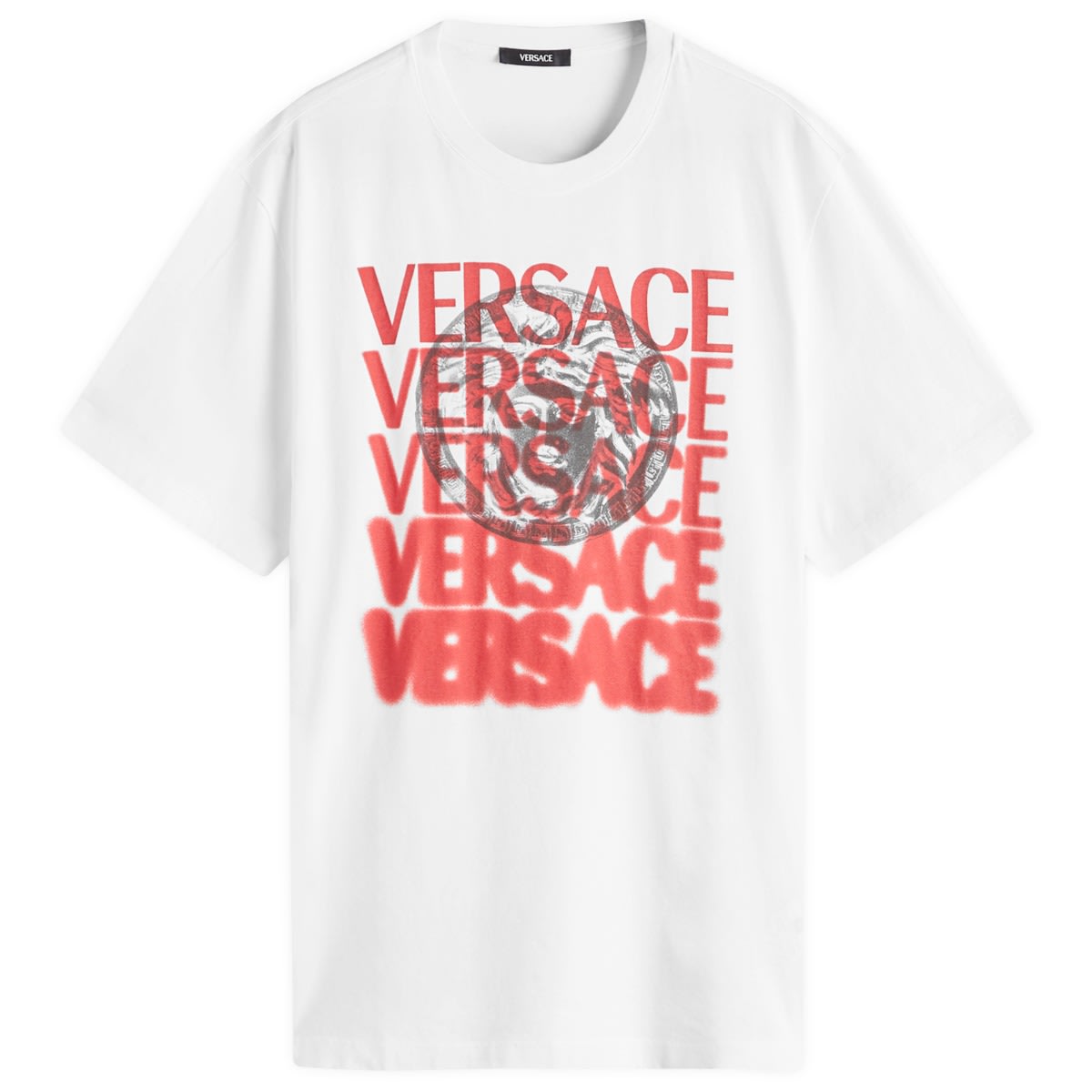 Тениска Versace Medusa Medallion Print T-Shirt Бяло | 1013302-1A12439-2W580, 0