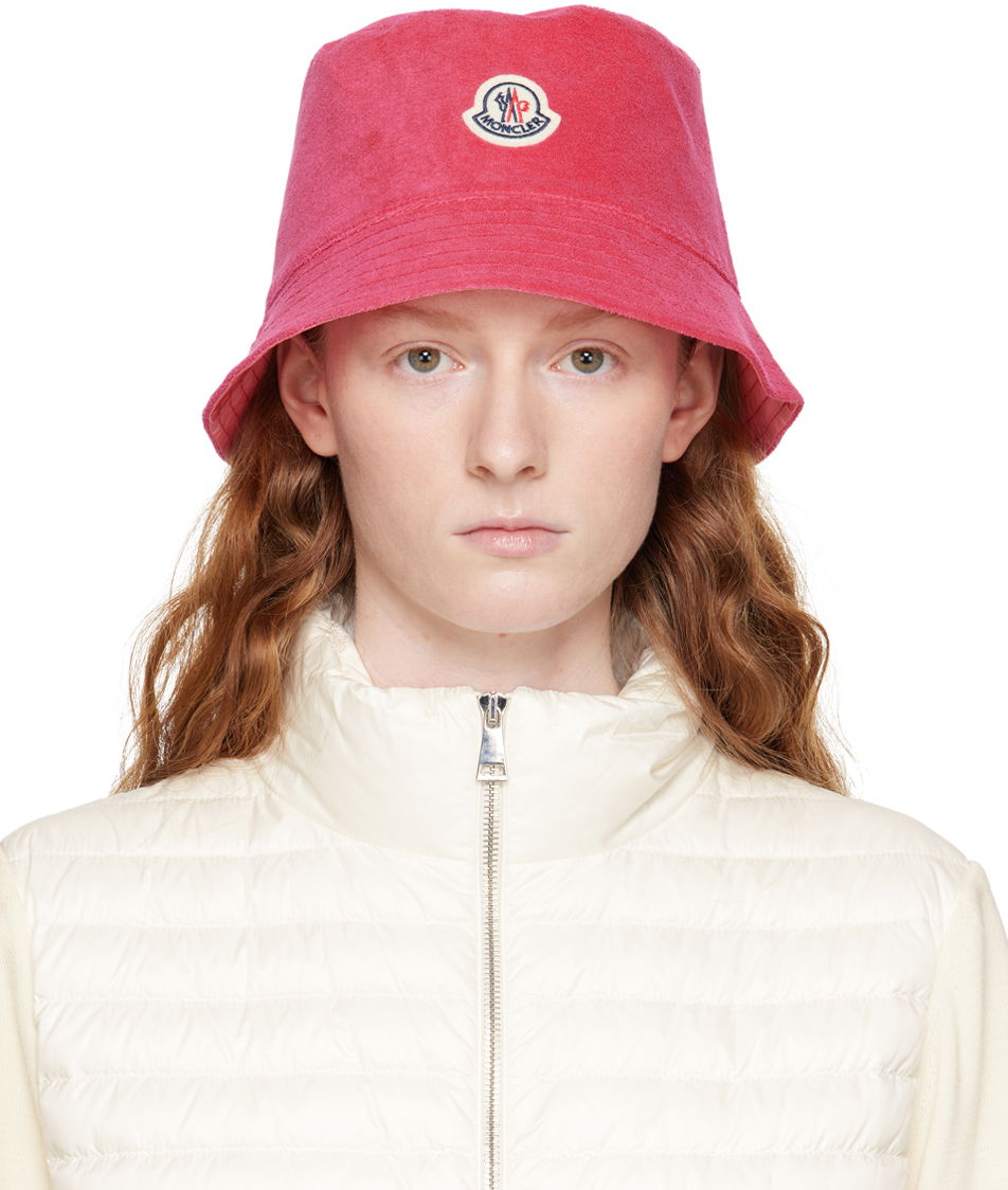 Шапка Moncler Reversible Bucket Розово | I10933B00030596LS, 0