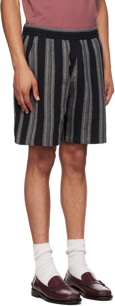 Къси панталони Carhartt WIP Striped Relaxed Fit Shorts Черно | I033692, 1