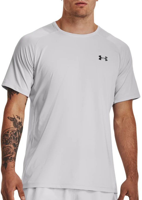 Тениска Under Armour Rush Emboss Tee Бяло | 1376790-014, 0
