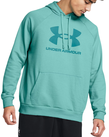 Суитчър Under Armour Rival Fleece Logo Hoodie Тюркоазено | 1379758-482, 0