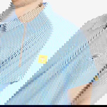 Риза BBC IceCream ICECREAM Quarter Zip Work Shirt Синьо | ICW25108-BLU, 5