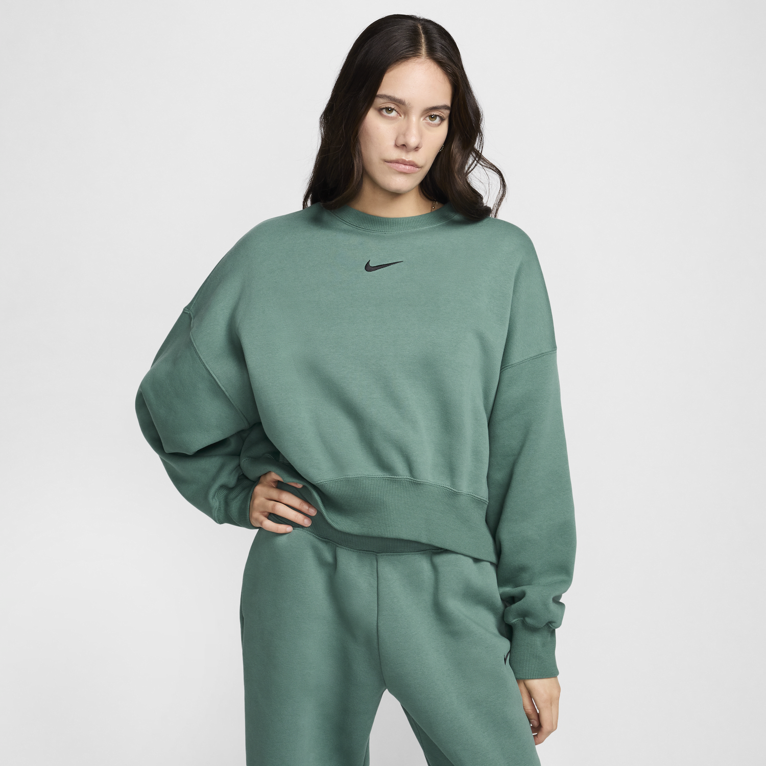 Суитчър Nike Sportswear Phoenix Fleece Зелено | DQ5761-361, 0