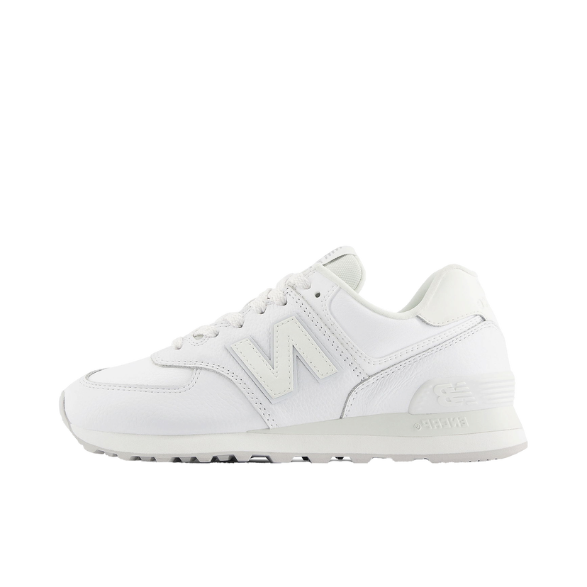 Кецове и обувки New Balance 574 :Triple White Leather" W Бяло | WL574IM2