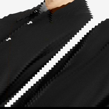 Пуловер BEAMS 12g Knit Long Sleeve Polo Shirt, Size Large Черно | 3812-0005-156-19, 5