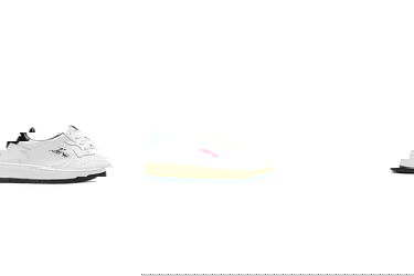 Кецове и обувки Autry Maison kitsune x Medalist Low 'White & Black' Бяло | AULMMK01, 1