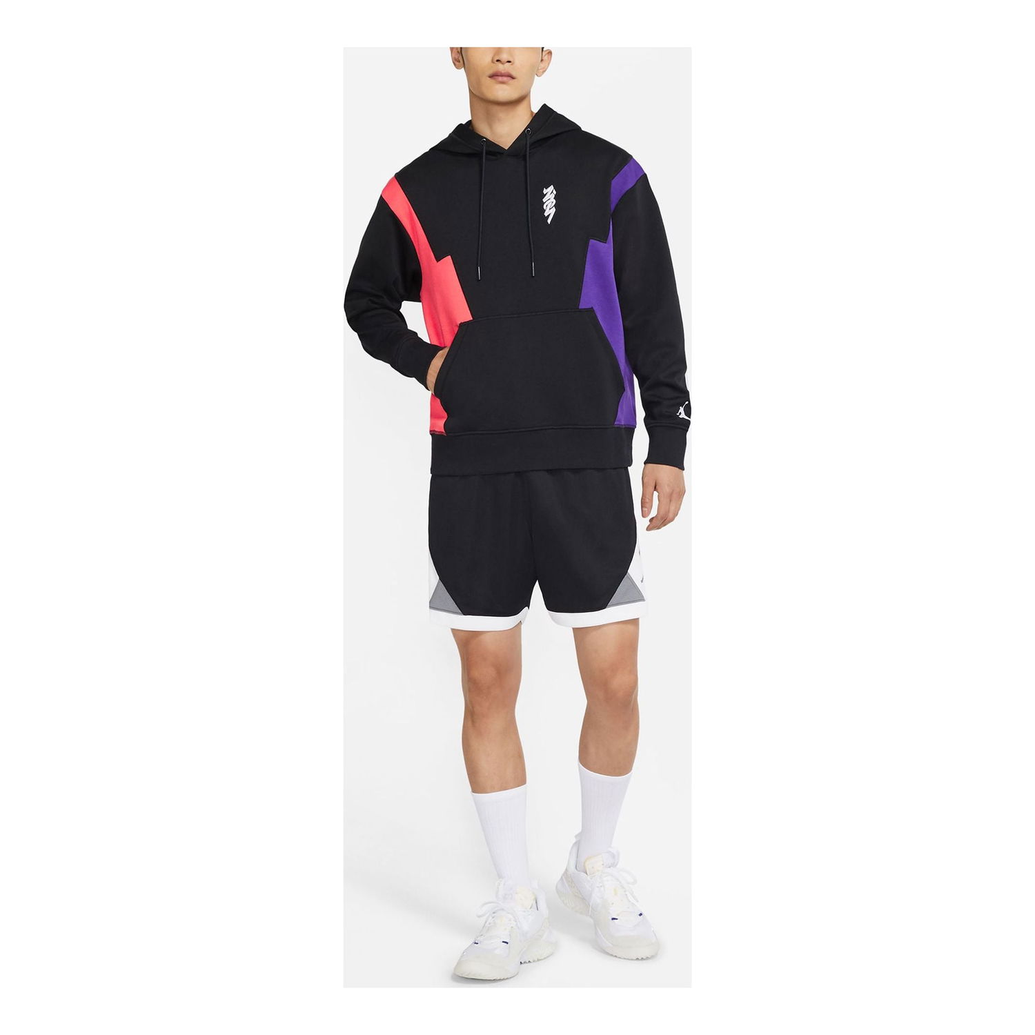 Суитчър Jordan Jordan Dri-FIT Zion Splicing Hoodie Черно | DH0583-011, 0
